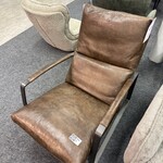 Fauteuil Rutger, leer cognac